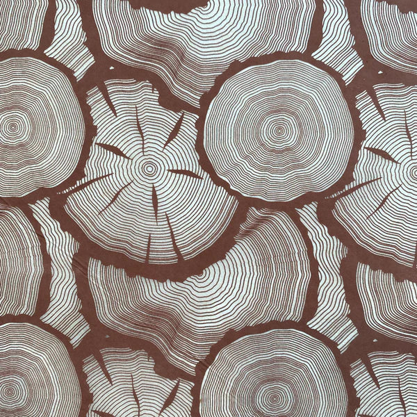 Wood Grain (Brown) - Underglaze Transfer Sheet by Elan Pottery