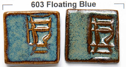 Glossy Opulence Glazes mimic gas-fired effects in C/6 electric kilns, with flowing secondary colors. Amaranth Stoneware Canada.
