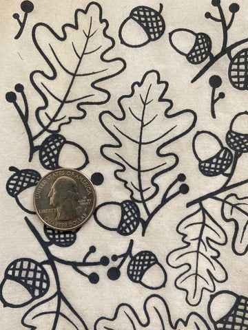 Acorns - Underglaze Transfer Sheet by Elan Pottery
