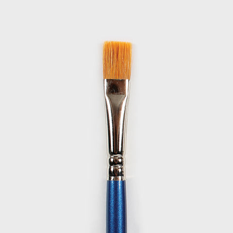 Perfect Touch brushes with long tapered bristles provide controlled glaze application and detailing. Durable Taklon, lacquered birch handle, brass ferrule. Amaranth Stoneware Canada.