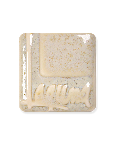 Cream glaze. Translucent Cream is the base glaze for the Mystic glaze series.
