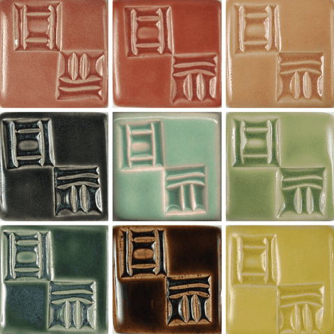 Can't decide on a colour? This Celadon sample set by Coyote includes 12 different glazes to try in 4 oz. jars.