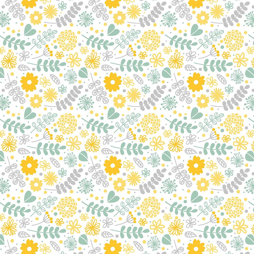 Yellow Flower - Underglaze Transfer - Amaranth Stoneware Canada