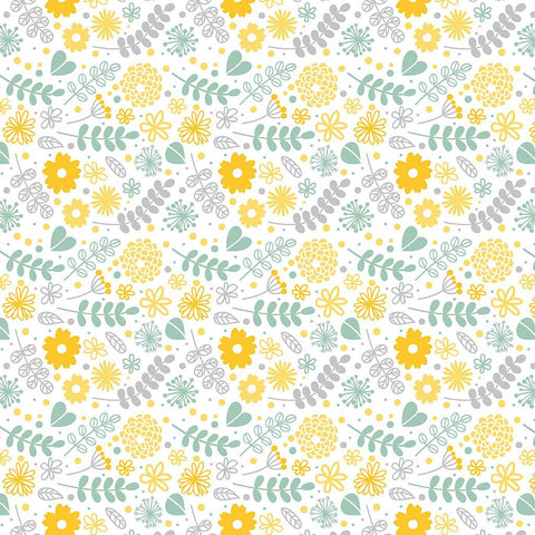 Yellow Flower - Underglaze Transfer - Amaranth Stoneware Canada