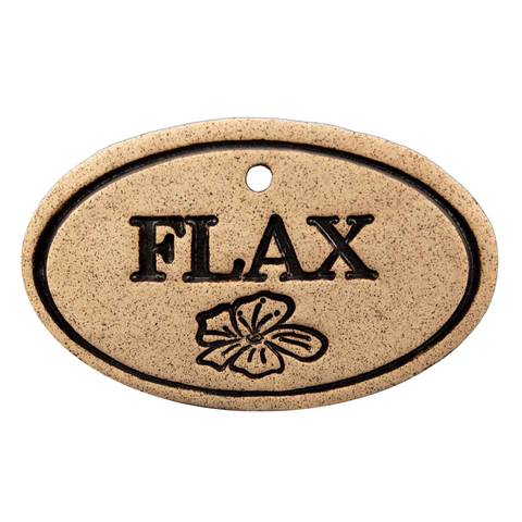 Garden Markers: white stoneware, 3.5