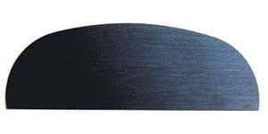 Stiff steel scraper for shaping, smoothing, and trimming pottery. Approximately 6" long. Amaranth Stoneware Canada.