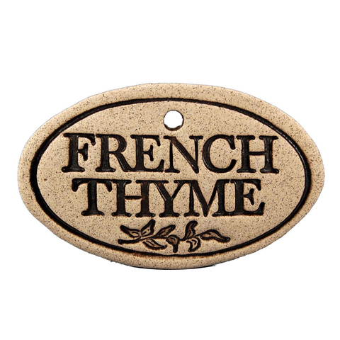 Garden Markers: white stoneware, 3.5