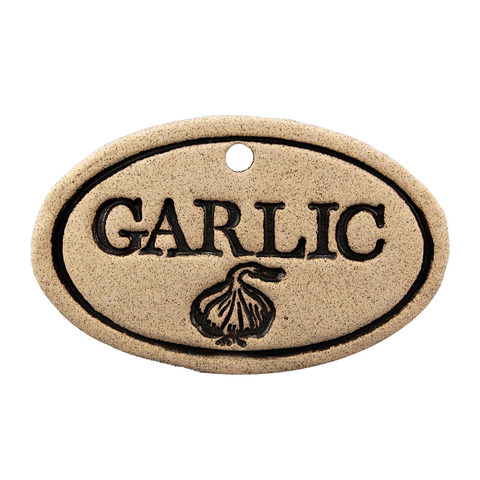 Garden Markers: white stoneware, 3.5