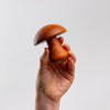 Garrity Mushroom Anvils with 3” diameter head and 2-3” handle for shaping clay slabs into dishes. Pair with foam or use flat on your table. Made of cherry wood. Handmade in St. Louis, MO. Amaranth Stoneware Canada.