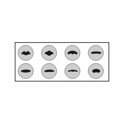 8 Piece Clay Gun Handle Die Set
These dies will fit the Shimpo Hand Held Extruder.