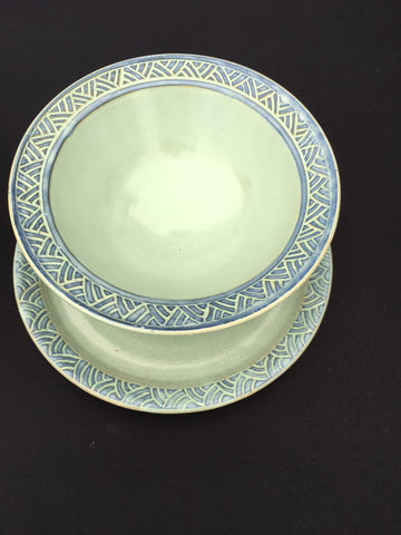 A vibrant green with a slight satin finish, perfect for indoor/outdoor tile and functional ware. Durable and versatile! Amaranth Stoneware Canada.