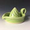 Example of Key Lime by Coyote Clay & Color on White Stoneware