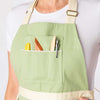 Mint Green - Pottery Apron - Amaranth Stoneware Canada