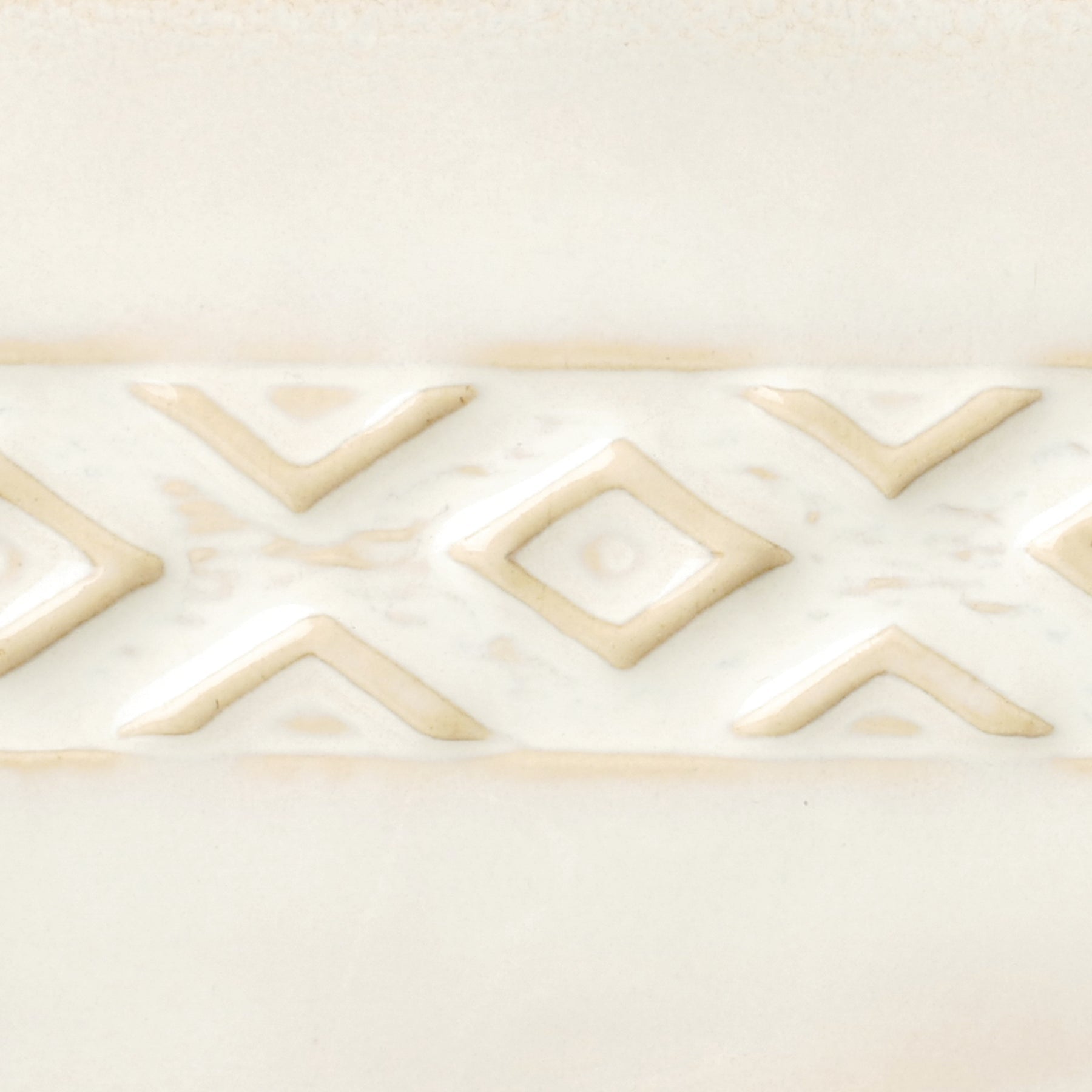 Honey Flux is a creamy glaze that boosts flow over layers, becoming honey-cream at Cone 5 and fluid white with honey flecks at Cone 6. Amaranth Stoneware Canada.