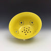 Piece by Patrick Scheg. Buttercup glaze, bright cheerful yellow, ideal for accents and contrasts. Amaranth Stoneware Canada.