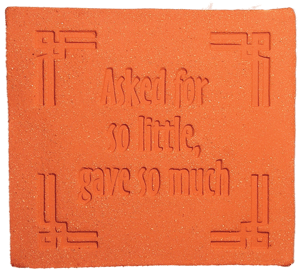 Pet Memorials: 8"x7", weatherproof stoneware, lead-free, a heartfelt tribute to cherished companions. Amaranth Stoneware Canada.