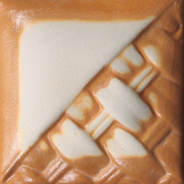 Rutile Wash opaque pale burnt orange with smooth matte finish at Cone 6.
At Cone 10: No change. Amaranth Stoneware Canada.
