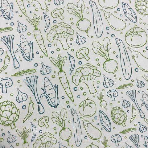 Vegetables (Multi-Coloured) - Underglaze Transfer Sheet by Elan Pottery