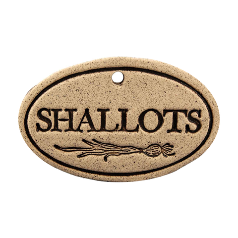 Garden Markers: white stoneware, 3.5