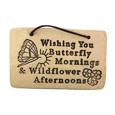 Weatherproof Stoneware Sayings: 7.5