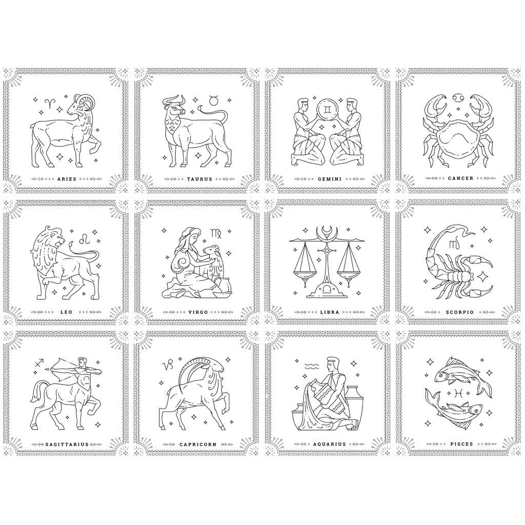 Zodiac 2 - Underglaze Transfer