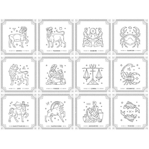 Zodiac 2 - Underglaze Transfer