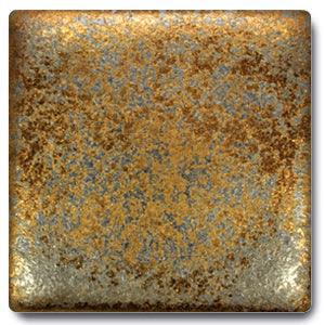 This metallic glaze performs best at Cone 5 with three to four heavy coats for a bold metallic finish. Amaranth Stoneware Canada.