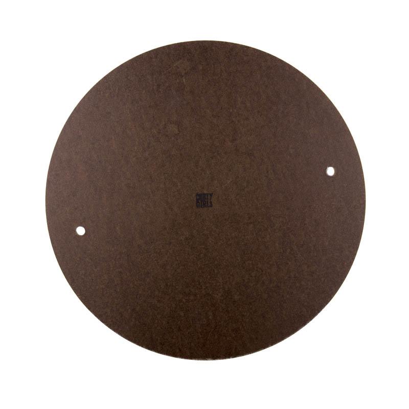 12.5" Masonite Bat with standard 10" pin hole spacing for easy use. Amaranth Stoneware Canada.