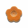Orange glaze. Inspired by wood-fired Shino glazes, this series offers unique, reactive looks in your cone 6 electric kiln! Amaranth Stoneware Canada.