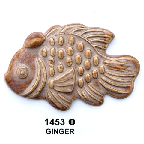 Gold orange glaze. Spectrum’s 1453 Ginger is a cone 4/6 stoneware glaze. Amaranth Stoneware Canada.
