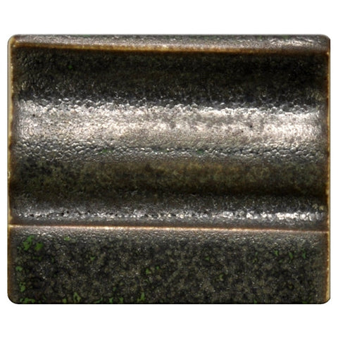 Spectrum’s 1537 Antique Copper is a cone 4/6 stoneware glaze. Amaranth Stoneware Canada.