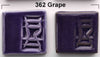 Colorful, glossy Opulence Glazes offer stability, lead-free and food-safe quality. Test overlaps. Amaranth Stoneware Canada.