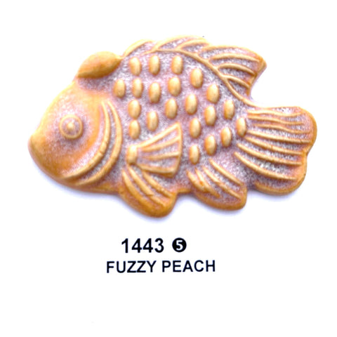 1443 Fuzzy Peach Floating Glaze by Spectrum