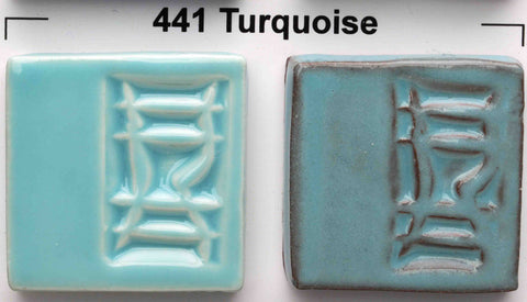 441 Turquoise Gloss Glaze by Opulence - Amaranth Stoneware Canada