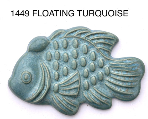 1449 Floating Turquoise Floating Glaze by Spectrum