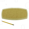 Wood drape molds for dinnerware and platters, durable and reusable fiberboard. Avoid wet conditions over 24 hrs. Amaranth Stoneware Canada.