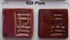 Glossy Opulence Glazes mimic gas-fired effects in C/6 electric kilns, with flowing secondary colors. Amaranth Stoneware Canada.