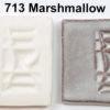 713 Marshmallow Satin Matte Glaze by Opulence - Amaranth Stoneware Canada