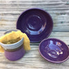 Glossy Opulence Glazes reveal texture beautifully, are food-safe, and lead-free. Ideal for unique designs. Amaranth Stoneware Canada.