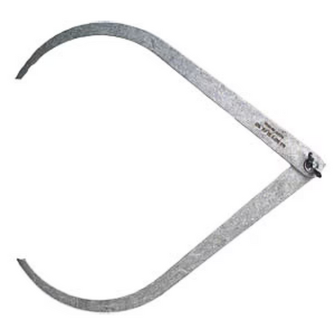 Lightweight aluminum caliper for transferring measurements from model to clay. Rust-free, adjustable, 10