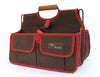 The Xiem Art Bag is a durable, breathable solution for ceramic tool storage. Features 17 pockets, 16 holsters, 2 large compartments, secure straps, and a reinforced bottom. Holds up to 25 lbs. Measures 16" x 9" x 12". Amaranth Stoneware Canada.