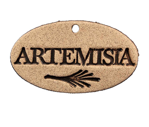 Garden Markers: white stoneware, 3.5