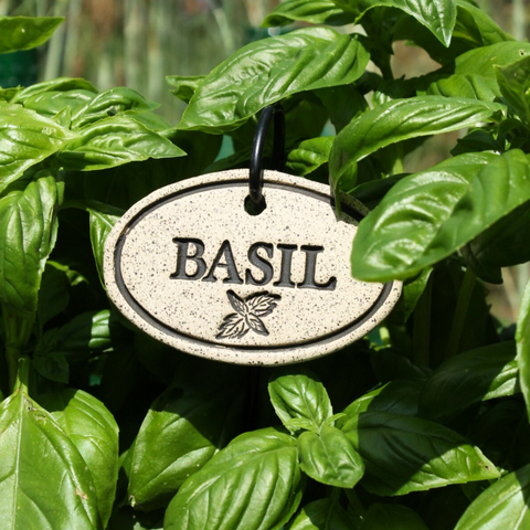 Garden Markers: white stoneware, 3.5