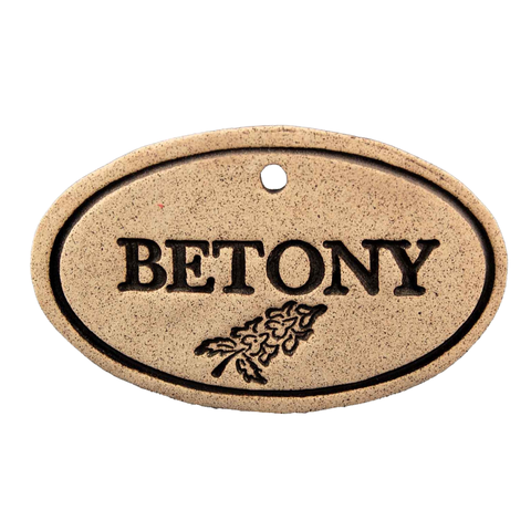 Garden Markers: white stoneware, 3.5