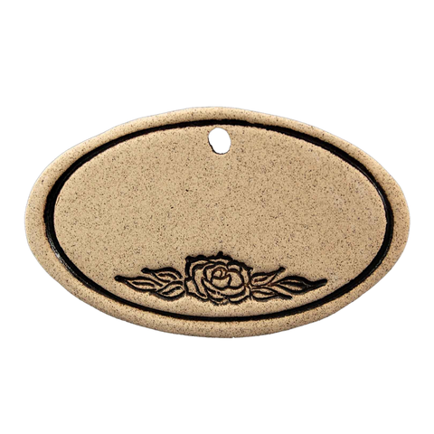Garden Markers: white stoneware, 3.5