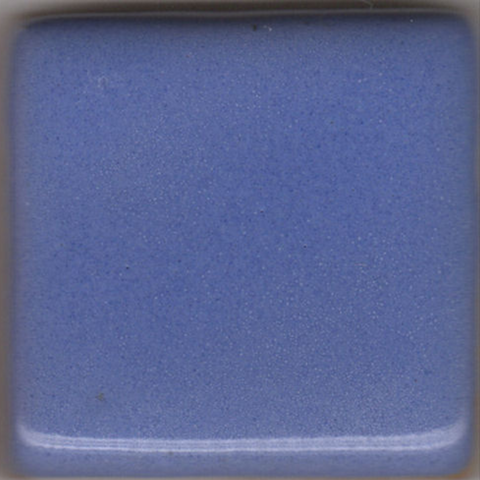 Blue Moon glaze, soft blue that creates oilspot effects when layered. Amaranth Stoneware Canada.