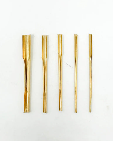 Brass Double Ended Hole Cutter Set