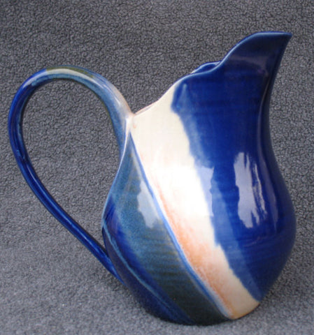 Cobalt Blue glaze, deep intense blue that darkens with thickness, perfect for darker applications. Amaranth Stoneware Canada.