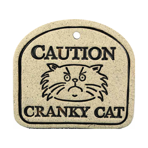 Handcrafted 4x3.5-inch weatherproof stoneware plaques with rustproof 14.5-inch hangers. Handcrafted in Kingston, Ontario at Amaranth Stoneware.