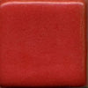 Cherry Satin glaze, bright true red with a soft finish that absorbs light. Amaranth Stoneware Canada.